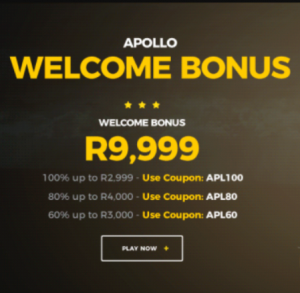 Apollo Slots new player welcome offer