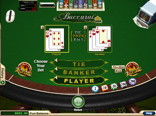 Baccarat table game online guide for new players