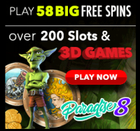 Paradise8 Casino welcome offer to new players